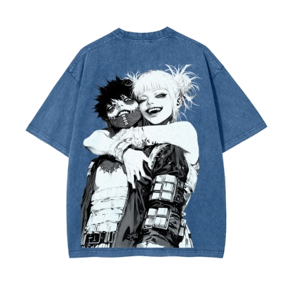 Dabi x Toga Vintage Oversized T-Shirt My Hero Academia