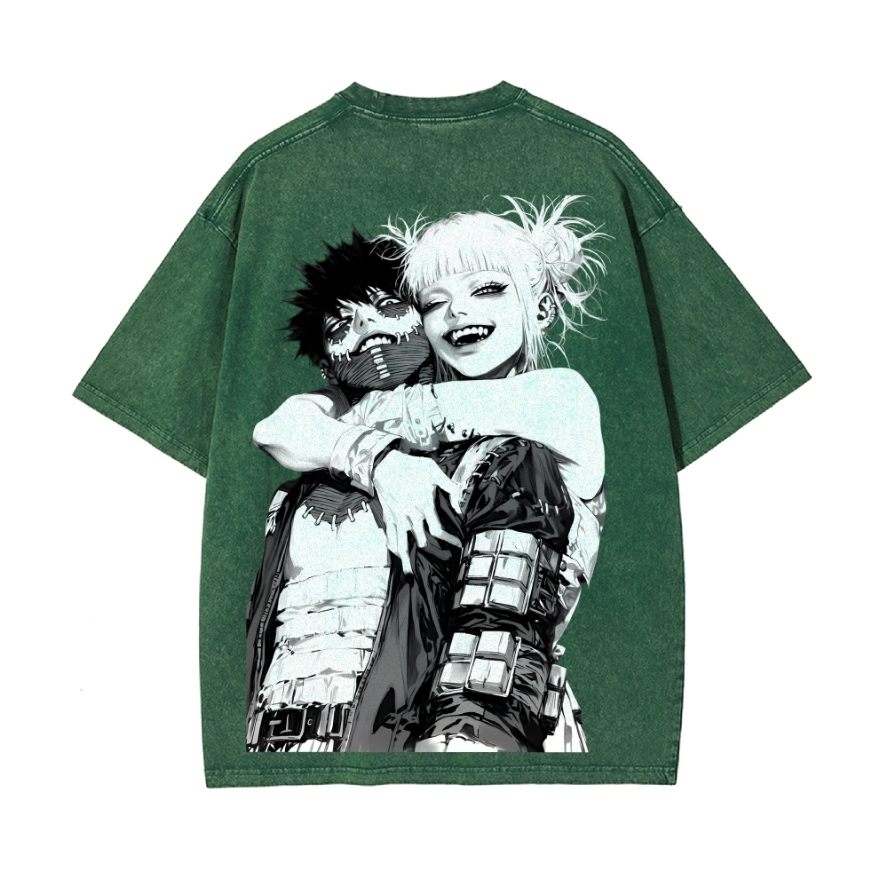 Dabi x Toga Vintage Oversized T-Shirt My Hero Academia
