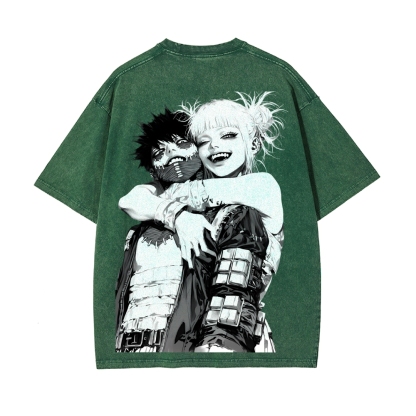 Dabi x Toga Vintage Oversized T-Shirt My Hero Academia