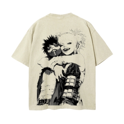 Dabi x Toga Vintage Oversized T-Shirt My Hero Academia