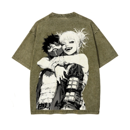 Dabi x Toga Vintage Oversized T-Shirt My Hero Academia