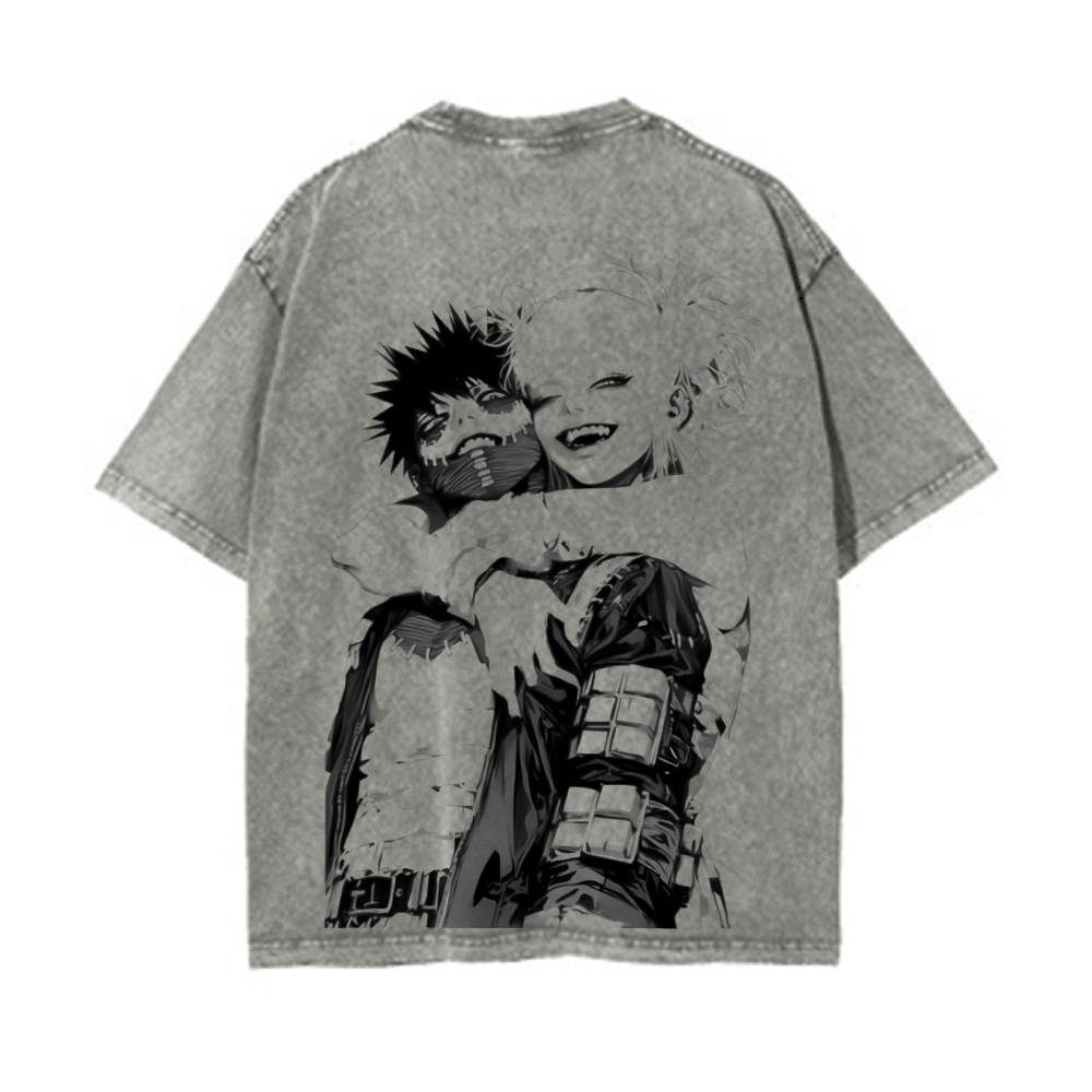 Dabi x Toga Vintage Oversized T-Shirt My Hero Academia