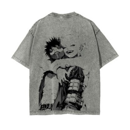 Dabi x Toga Vintage Oversized T-Shirt My Hero Academia