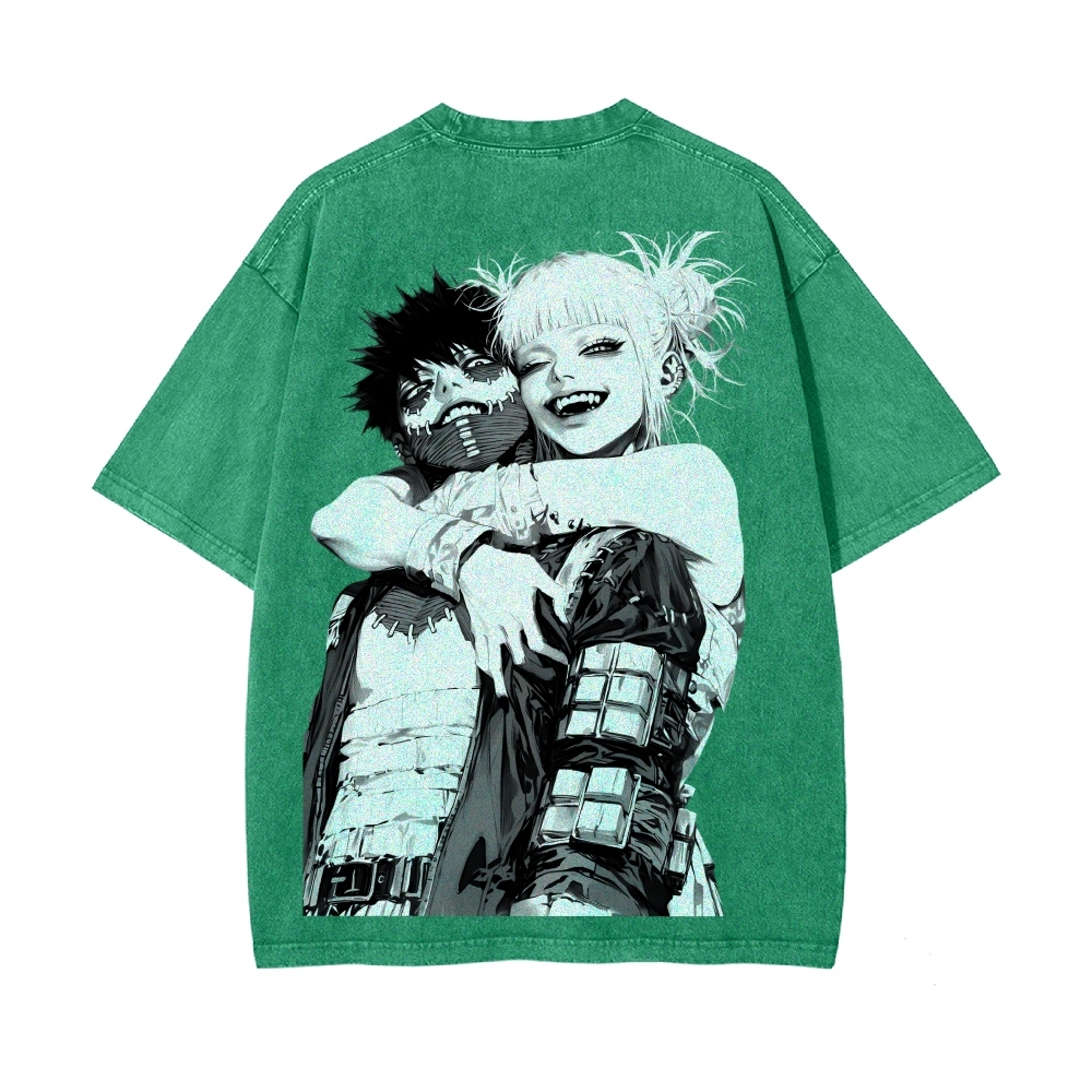 Dabi x Toga Vintage Oversized T-Shirt My Hero Academia
