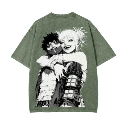Dabi x Toga Vintage Oversized T-Shirt My Hero Academia