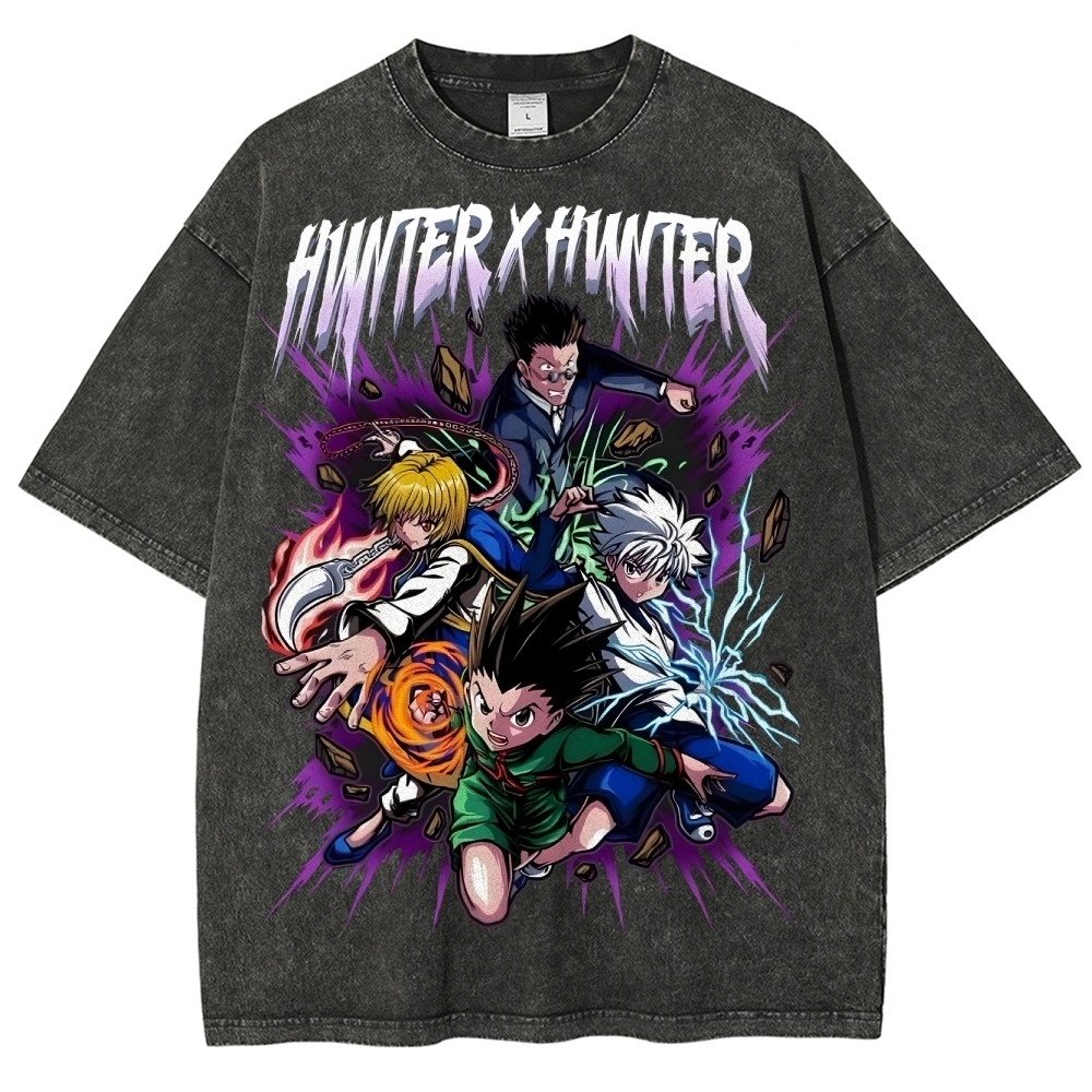 Unisex Fit Washed T-Shirt | Hunter X Hunter