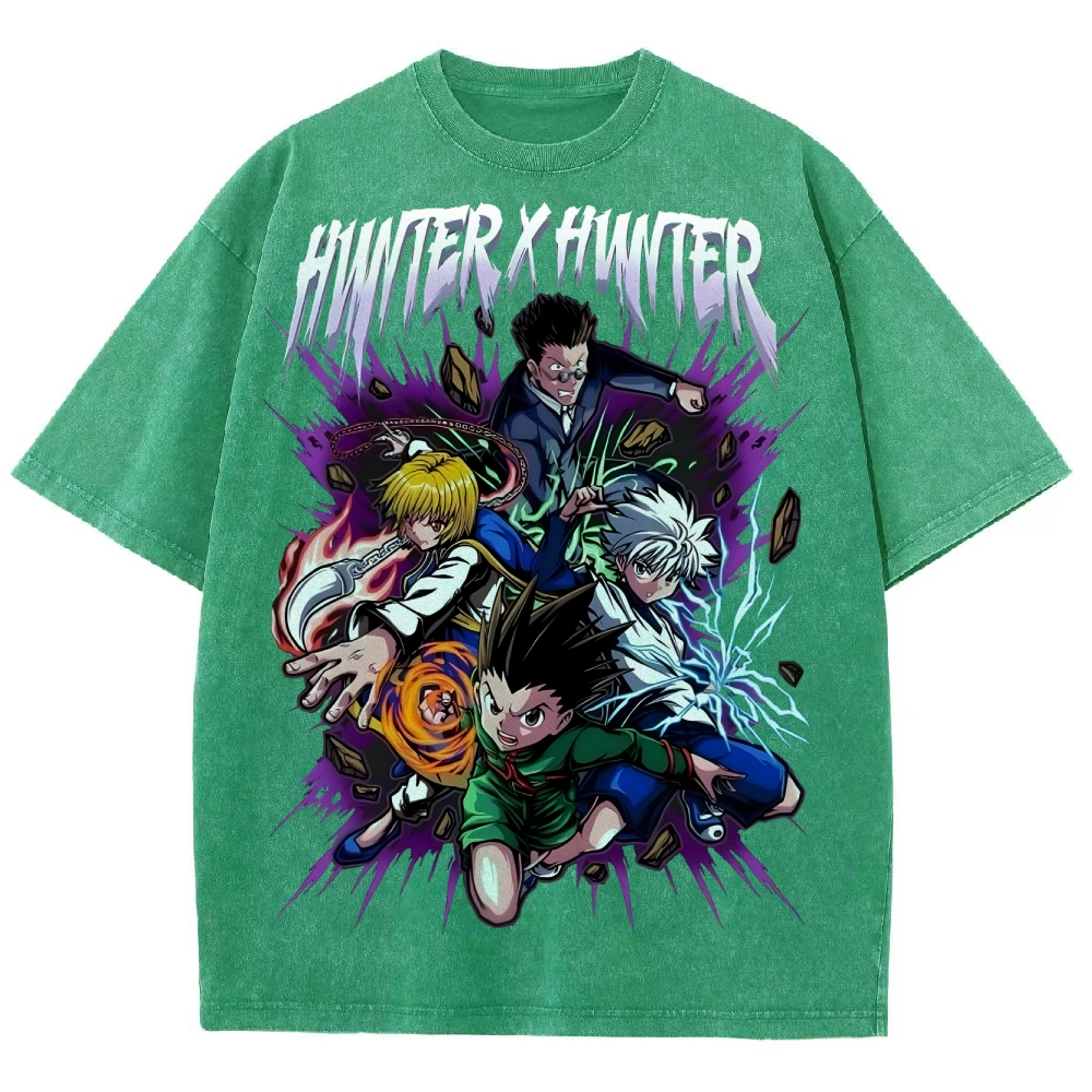 Unisex Fit Washed T-Shirt | Hunter X Hunter