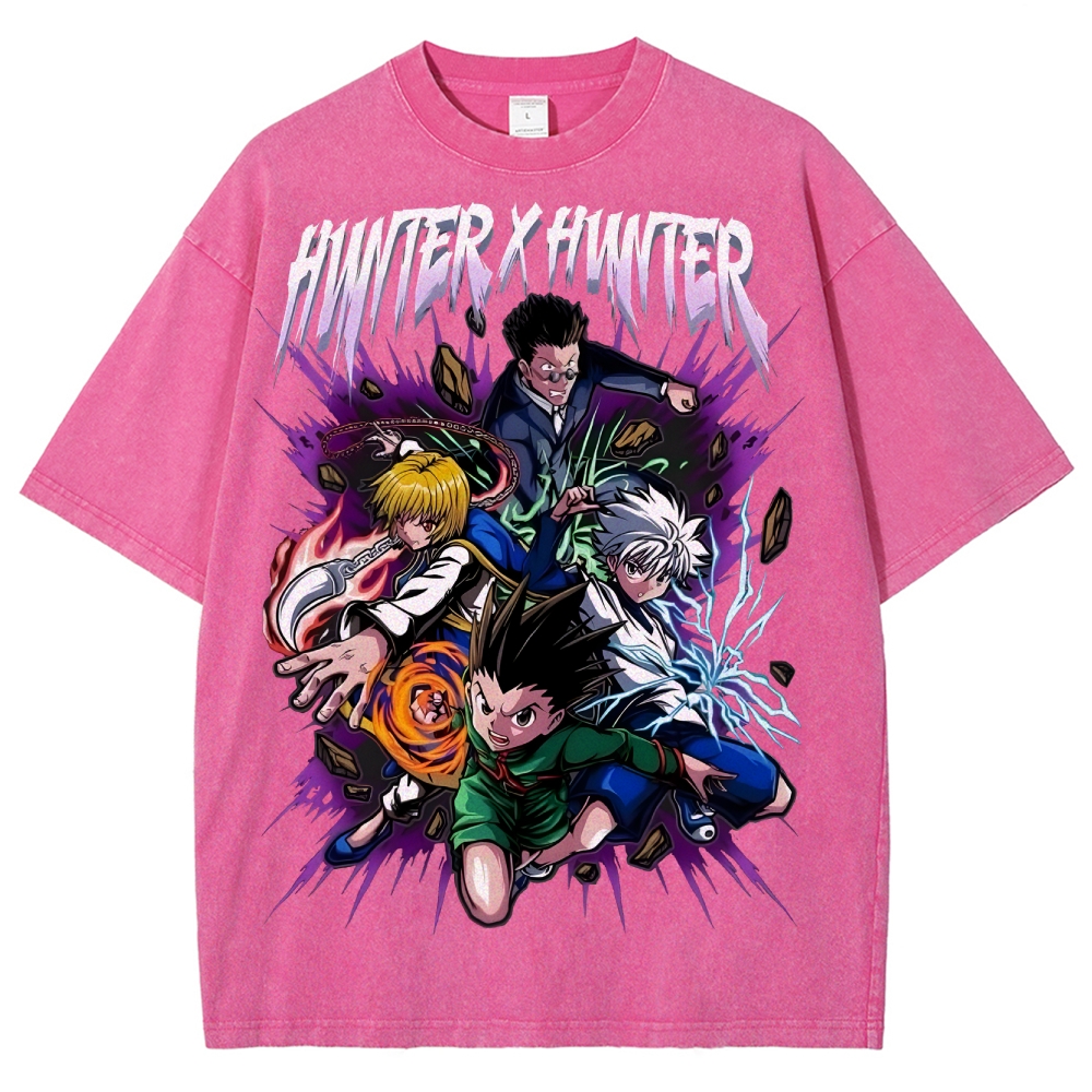 Unisex Fit Washed T-Shirt | Hunter X Hunter