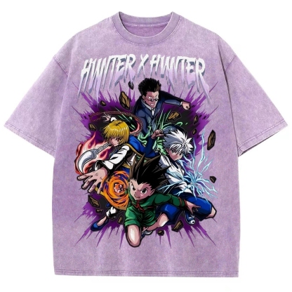 Unisex Fit Washed T-Shirt | Hunter X Hunter