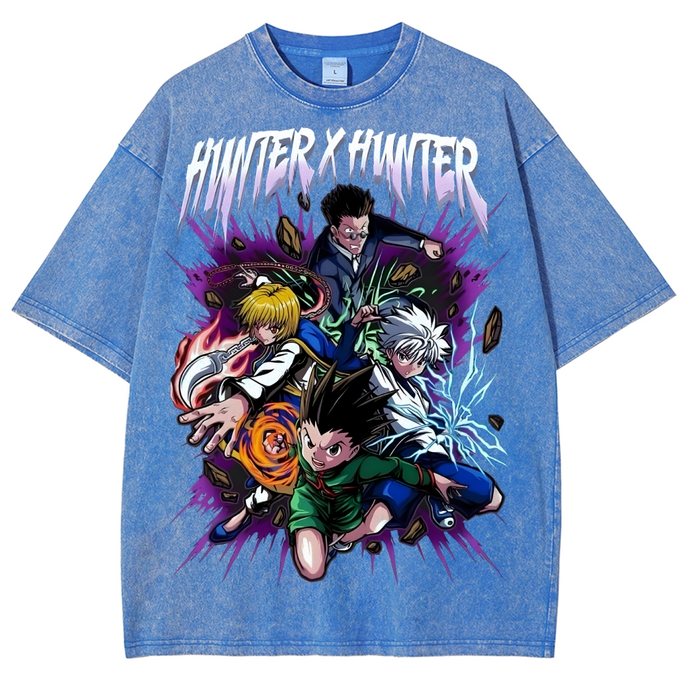 Unisex Fit Washed T-Shirt | Hunter X Hunter