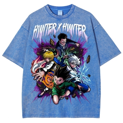 Unisex Fit Washed T-Shirt | Hunter X Hunter