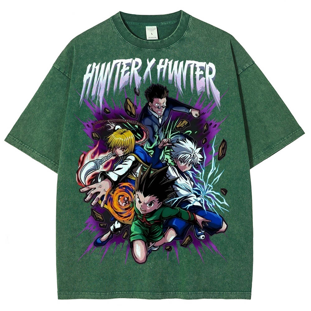 Unisex Fit Washed T-Shirt | Hunter X Hunter
