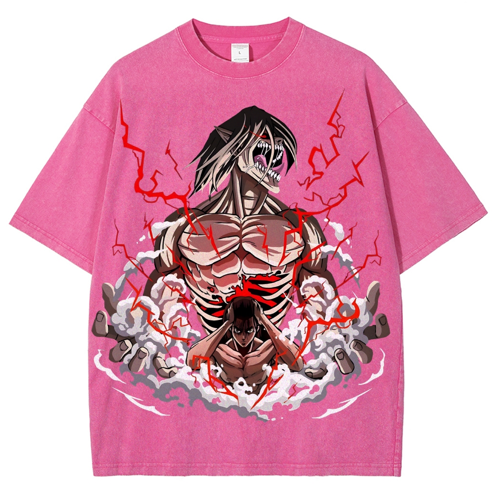 Unisex Fit Washed T-Shirt | ATTACK ON TITAN