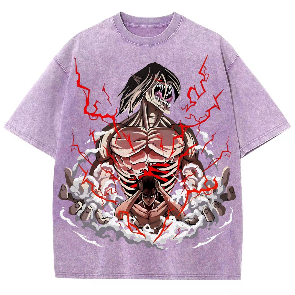 Unisex Fit Washed T-Shirt | ATTACK ON TITAN