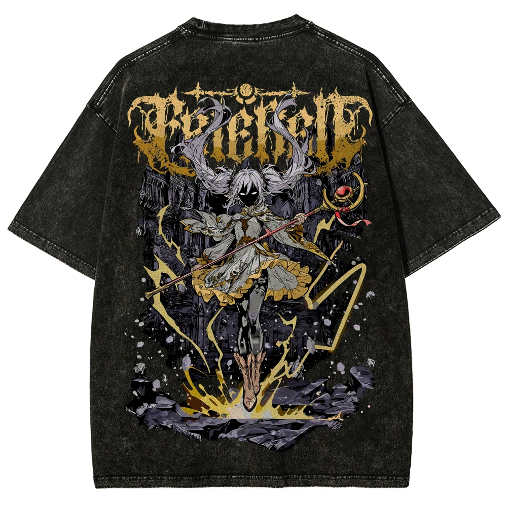 Frieren Unisex Fit Washed T-Shirt 2508014807