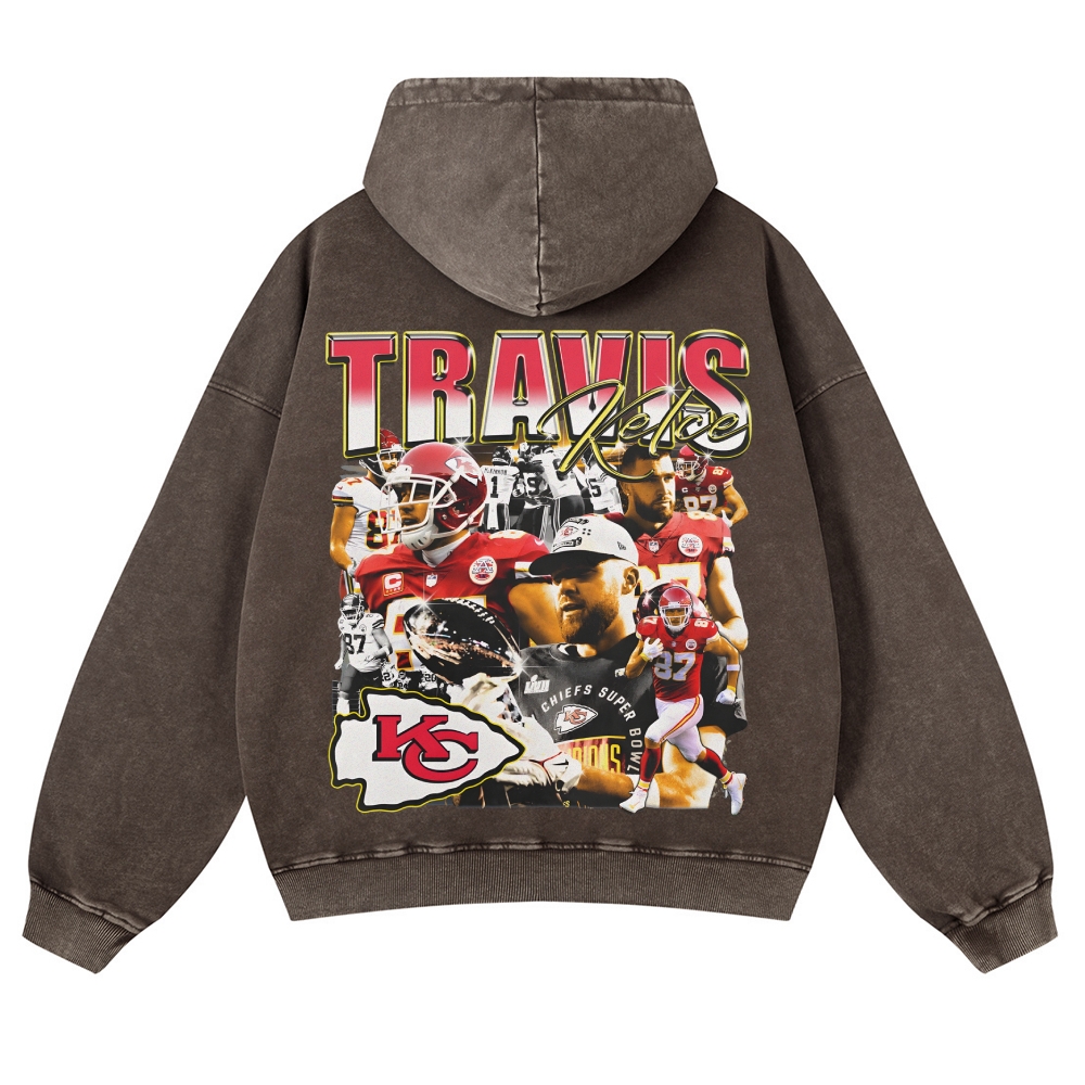 TravisCasual Washed Hoodie 2508021379