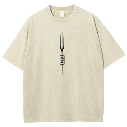 Neon Genesis Evangelion Unisex Fit Washed T-Shirt 2509001948