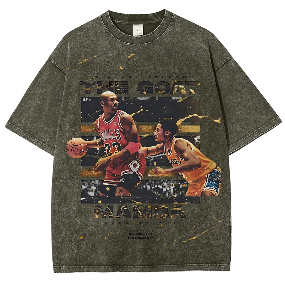 Kobe Unisex Fit Washed T-Shirt