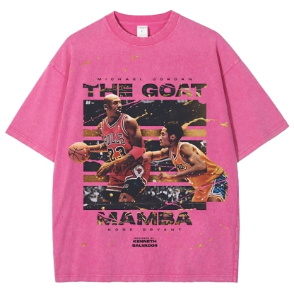 Kobe Unisex Fit Washed T-Shirt
