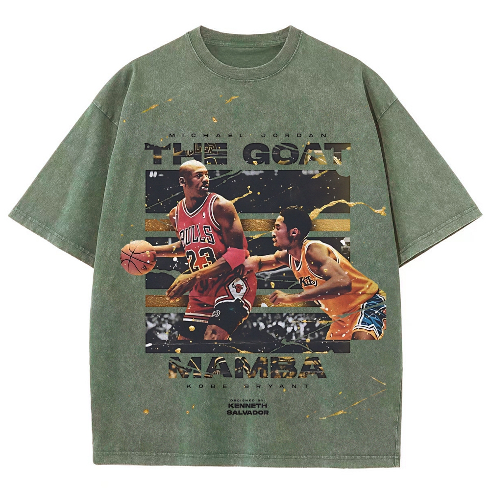 Kobe Unisex Fit Washed T-Shirt