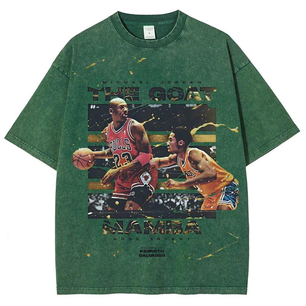 Kobe Unisex Fit Washed T-Shirt