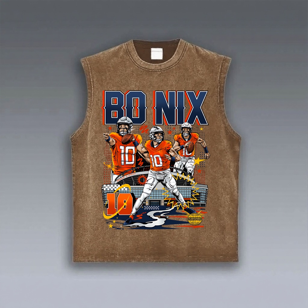 VINTAGE TANK TOP | Bo Nix Denver collage