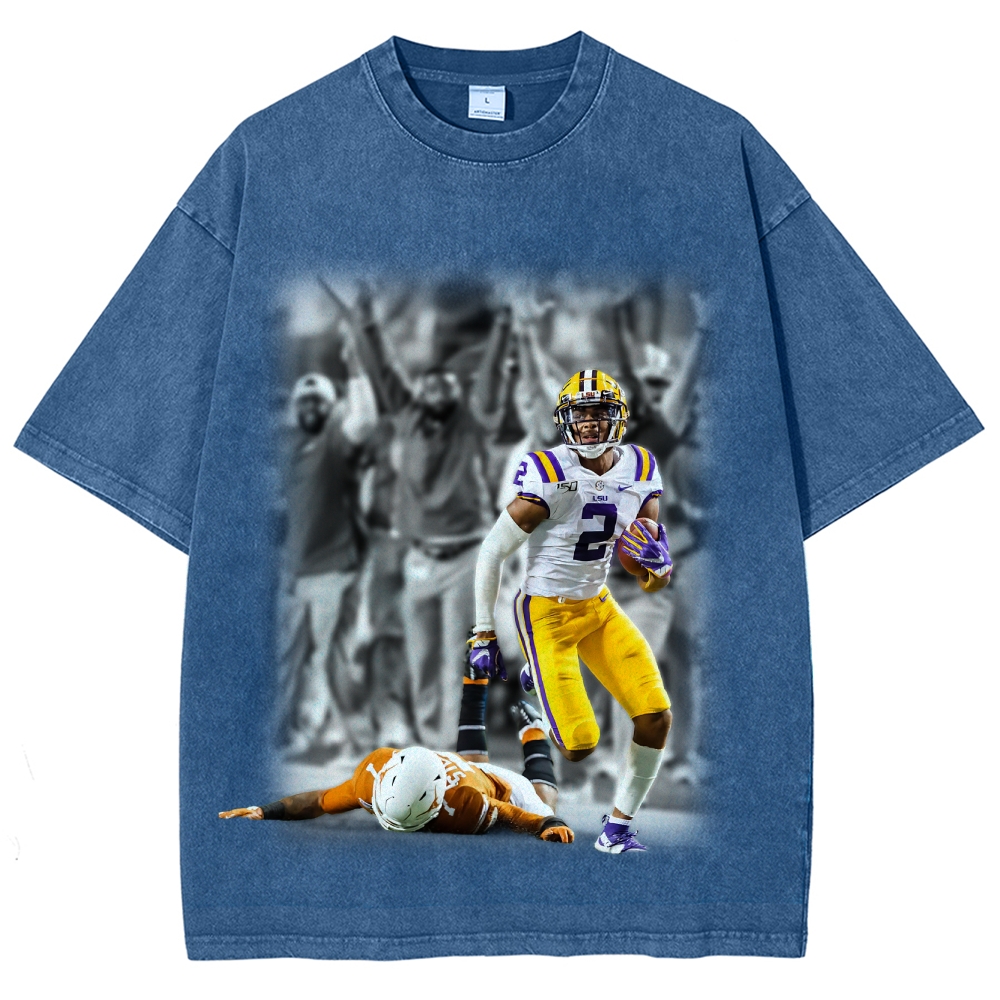 Unisex Fit Washed T-Shirt | Justin Jefferson