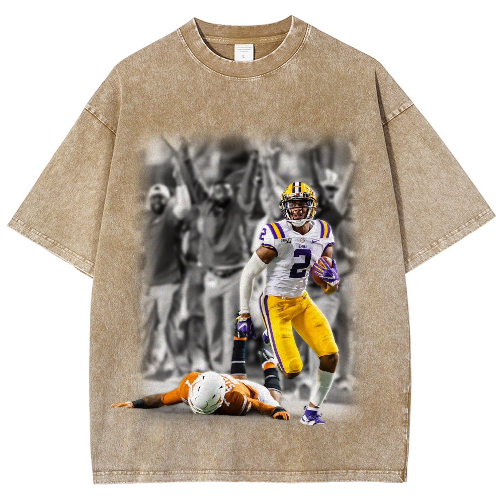 Unisex Fit Washed T-Shirt | Justin Jefferson