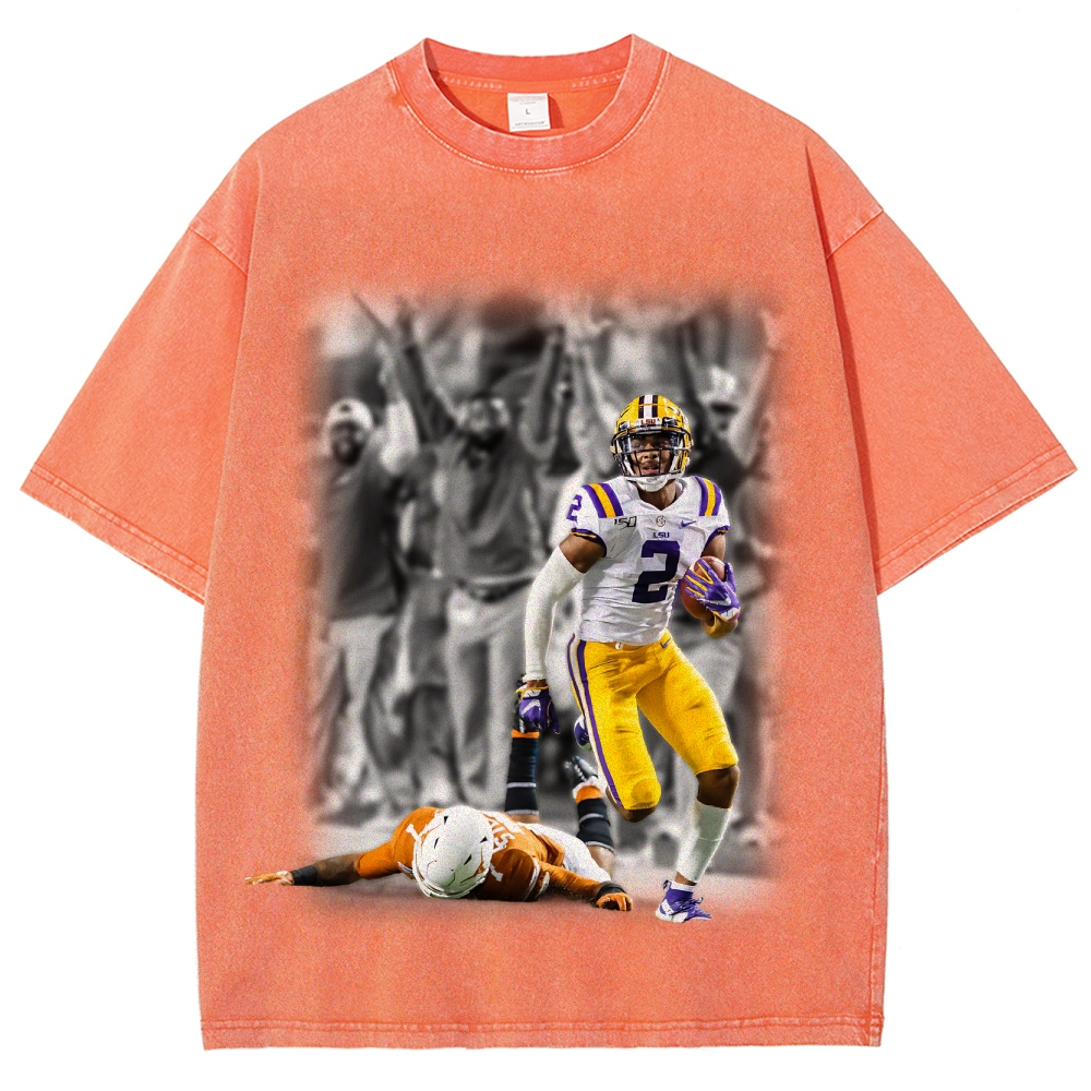 Unisex Fit Washed T-Shirt | Justin Jefferson