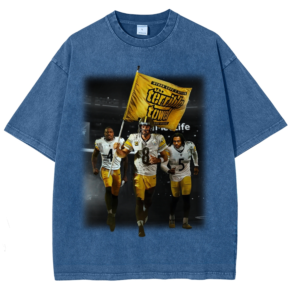 Unisex Fit Washed T-Shirt | Pittsburgh Steelers