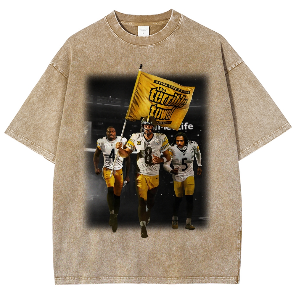 Unisex Fit Washed T-Shirt | Pittsburgh Steelers