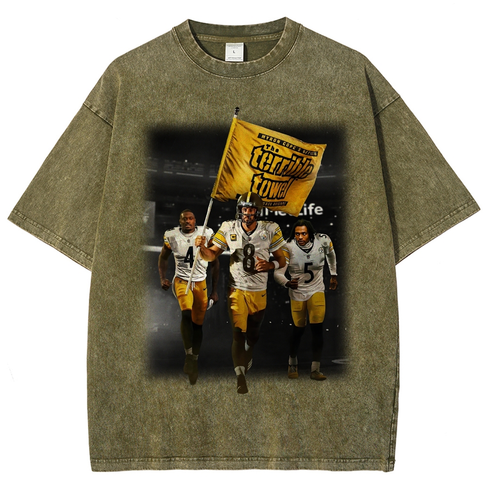 Unisex Fit Washed T-Shirt | Pittsburgh Steelers