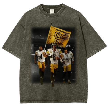 Unisex Fit Washed T-Shirt | Pittsburgh Steelers