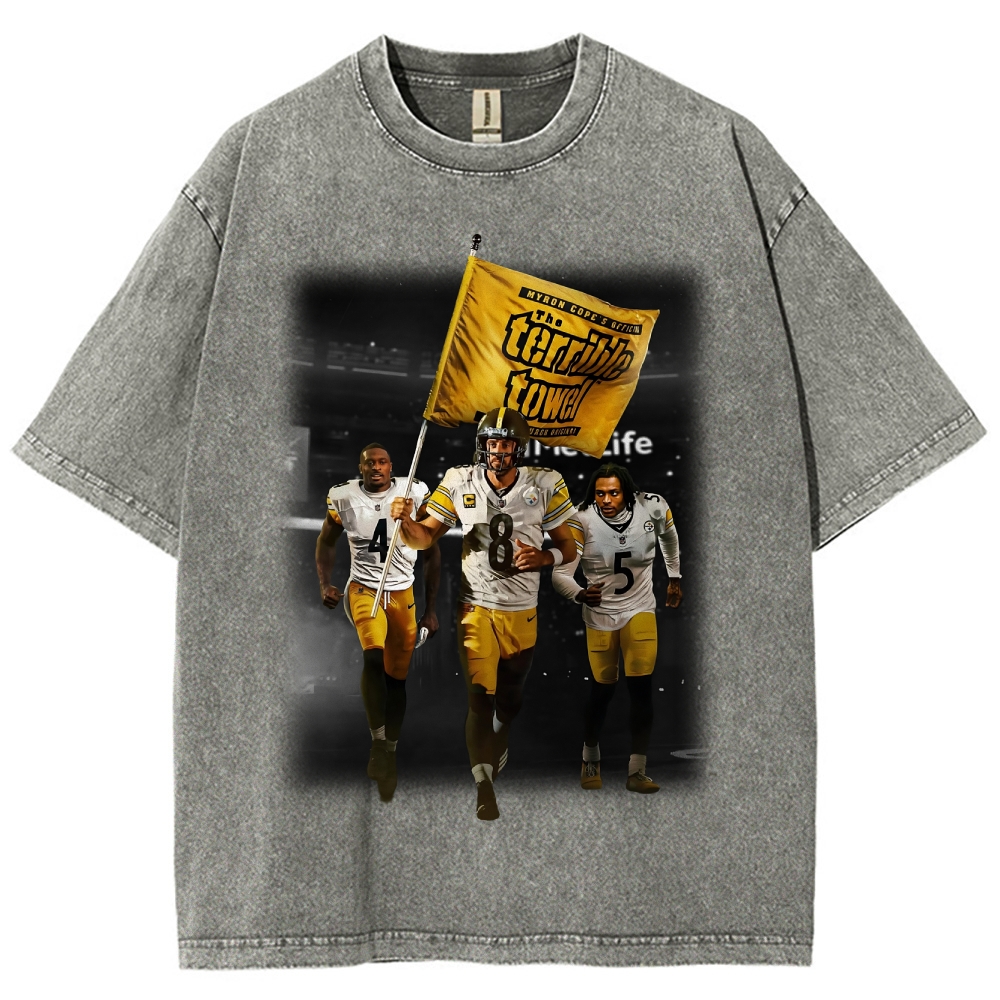 Unisex Fit Washed T-Shirt | Pittsburgh Steelers