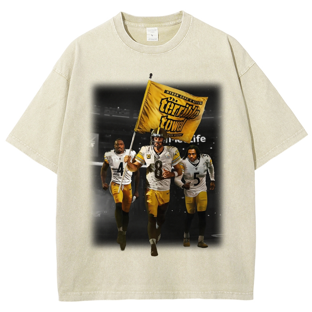 Unisex Fit Washed T-Shirt | Pittsburgh Steelers
