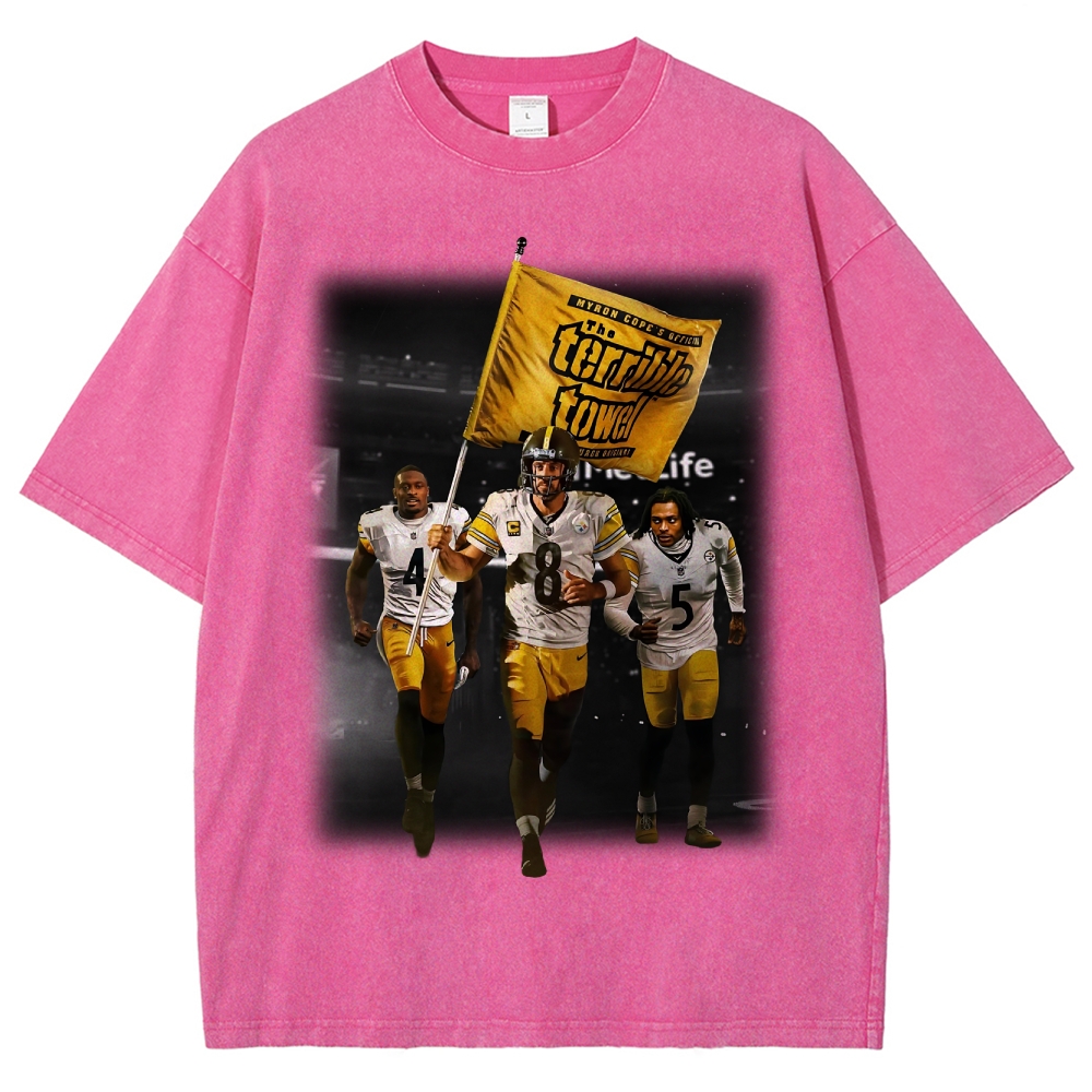 Unisex Fit Washed T-Shirt | Pittsburgh Steelers