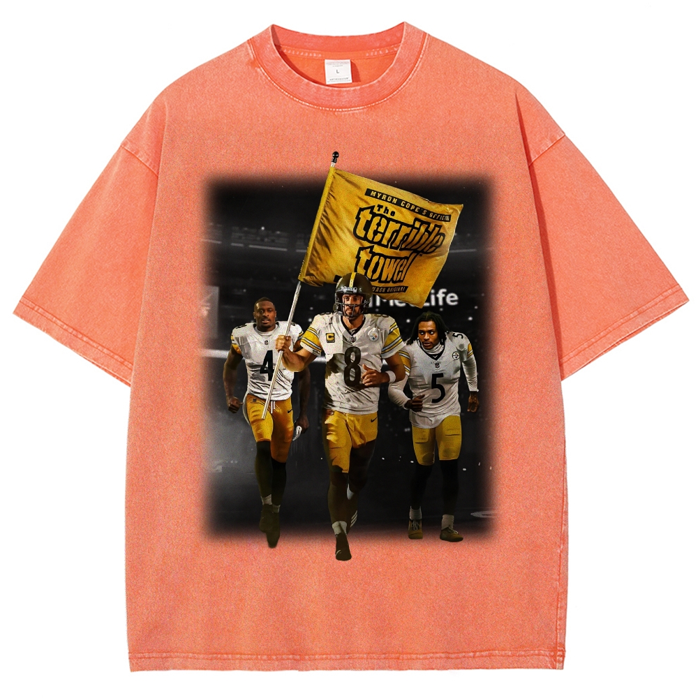 Unisex Fit Washed T-Shirt | Pittsburgh Steelers