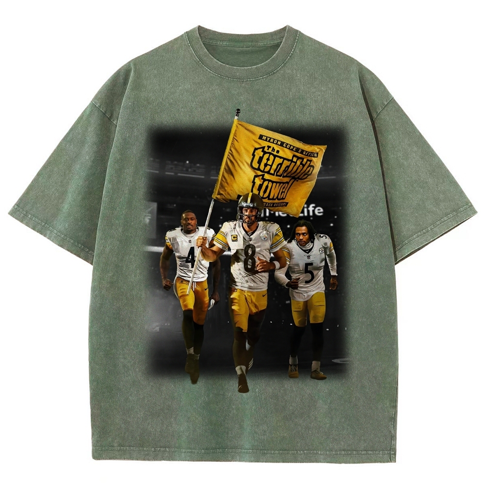 Unisex Fit Washed T-Shirt | Pittsburgh Steelers