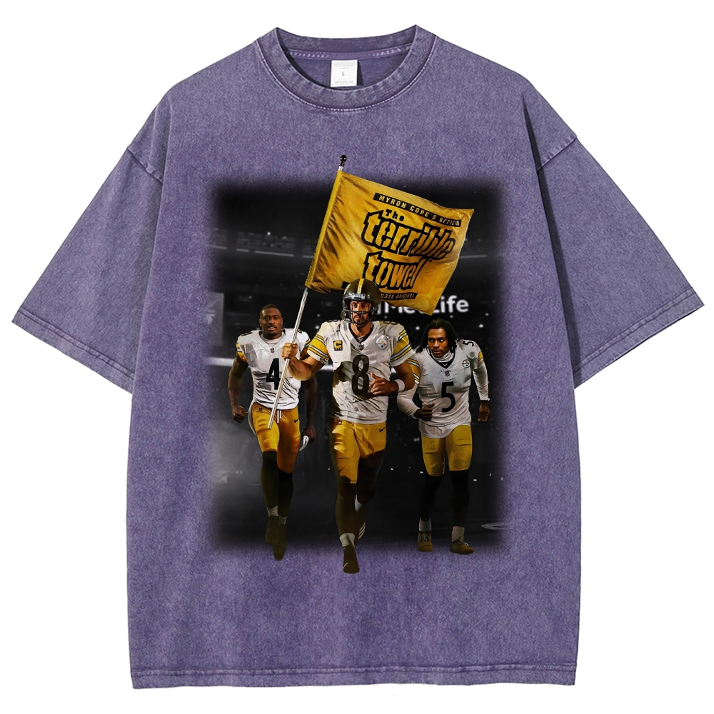 Unisex Fit Washed T-Shirt | Pittsburgh Steelers