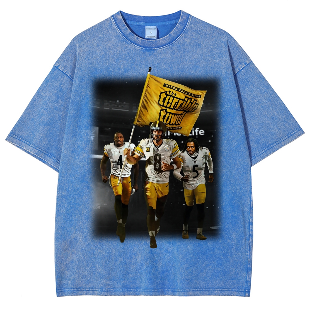 Unisex Fit Washed T-Shirt | Pittsburgh Steelers