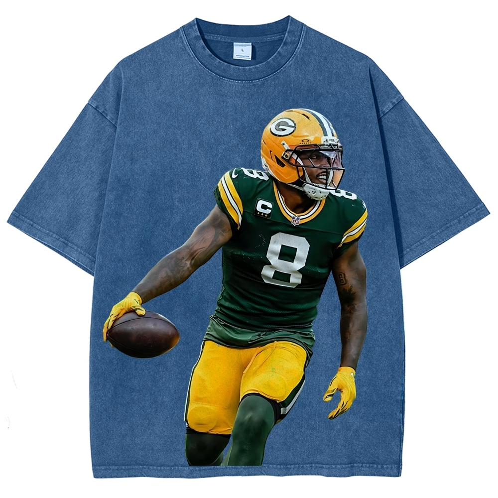 Unisex Fit Washed T-Shirt |  Josh Jacobs Packers