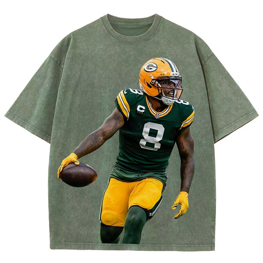 Unisex Fit Washed T-Shirt |  Josh Jacobs Packers