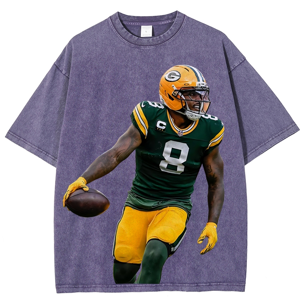 Unisex Fit Washed T-Shirt |  Josh Jacobs Packers