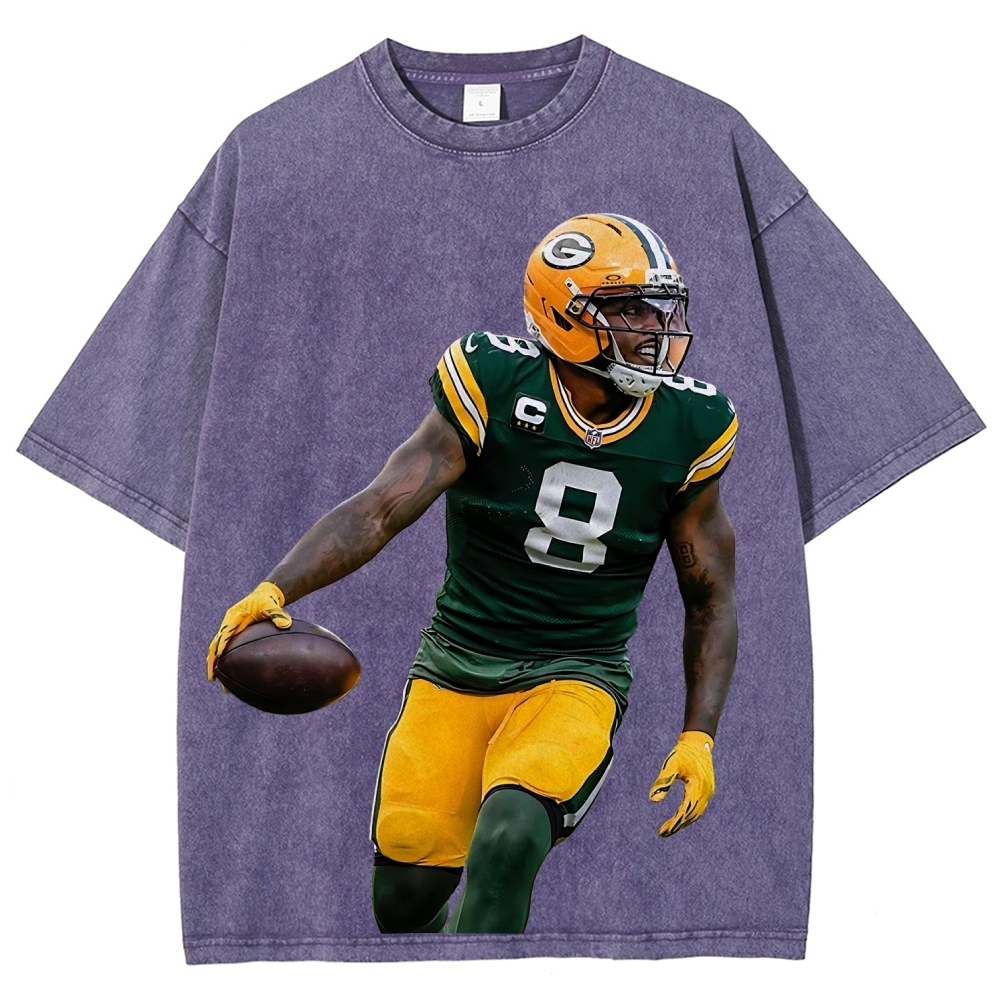 Unisex Fit Washed T-Shirt |  Josh Jacobs Packers