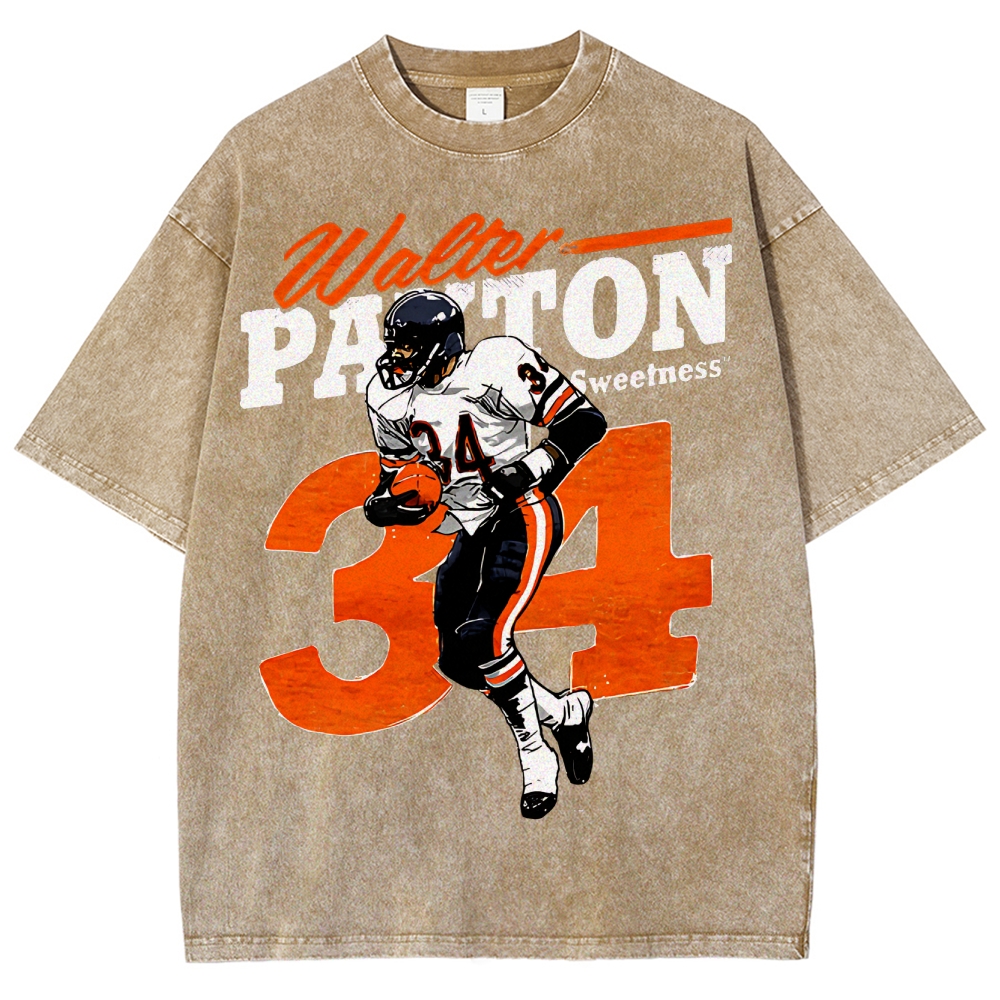 Walter Payton | Unisex Fit Washed T-Shirt
