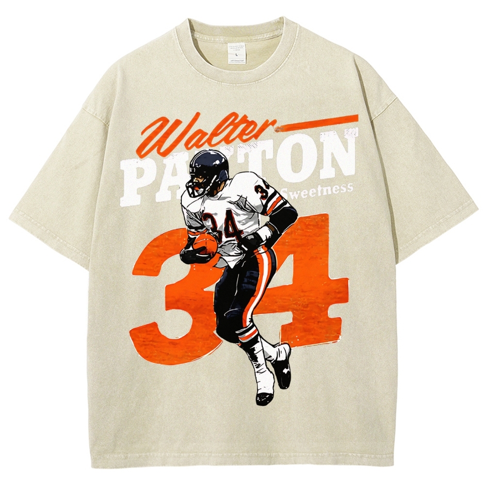 Walter Payton | Unisex Fit Washed T-Shirt