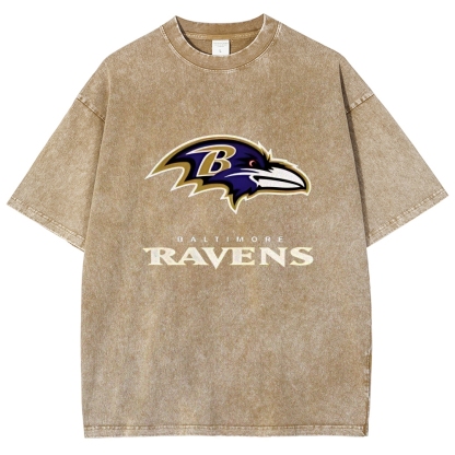 RAVENS Lamar Jackson Tee Unisex Fit Washed T-Shirt