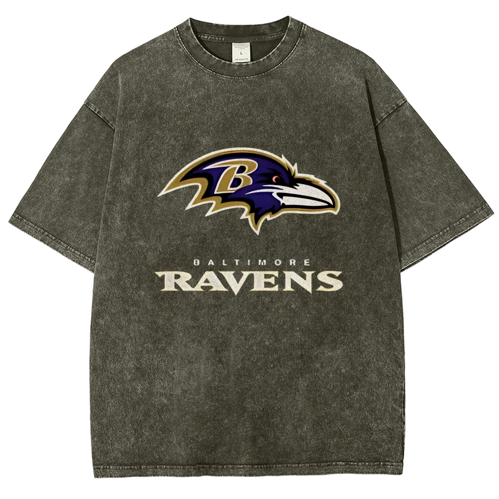 RAVENS Lamar Jackson Tee Unisex Fit Washed T-Shirt
