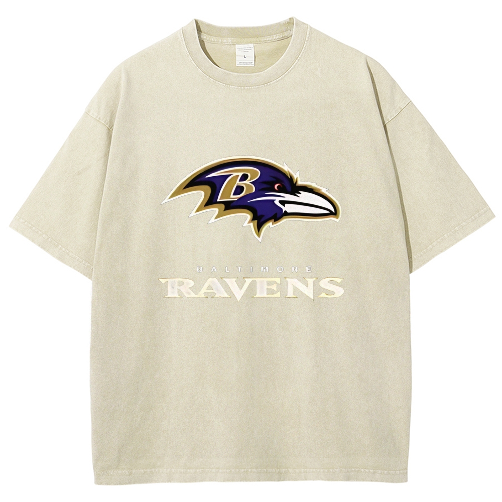 RAVENS Lamar Jackson Tee Unisex Fit Washed T-Shirt