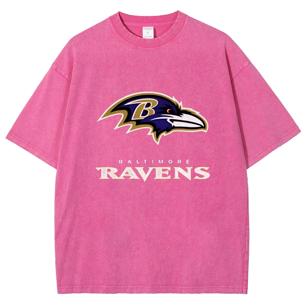 RAVENS Lamar Jackson Tee Unisex Fit Washed T-Shirt